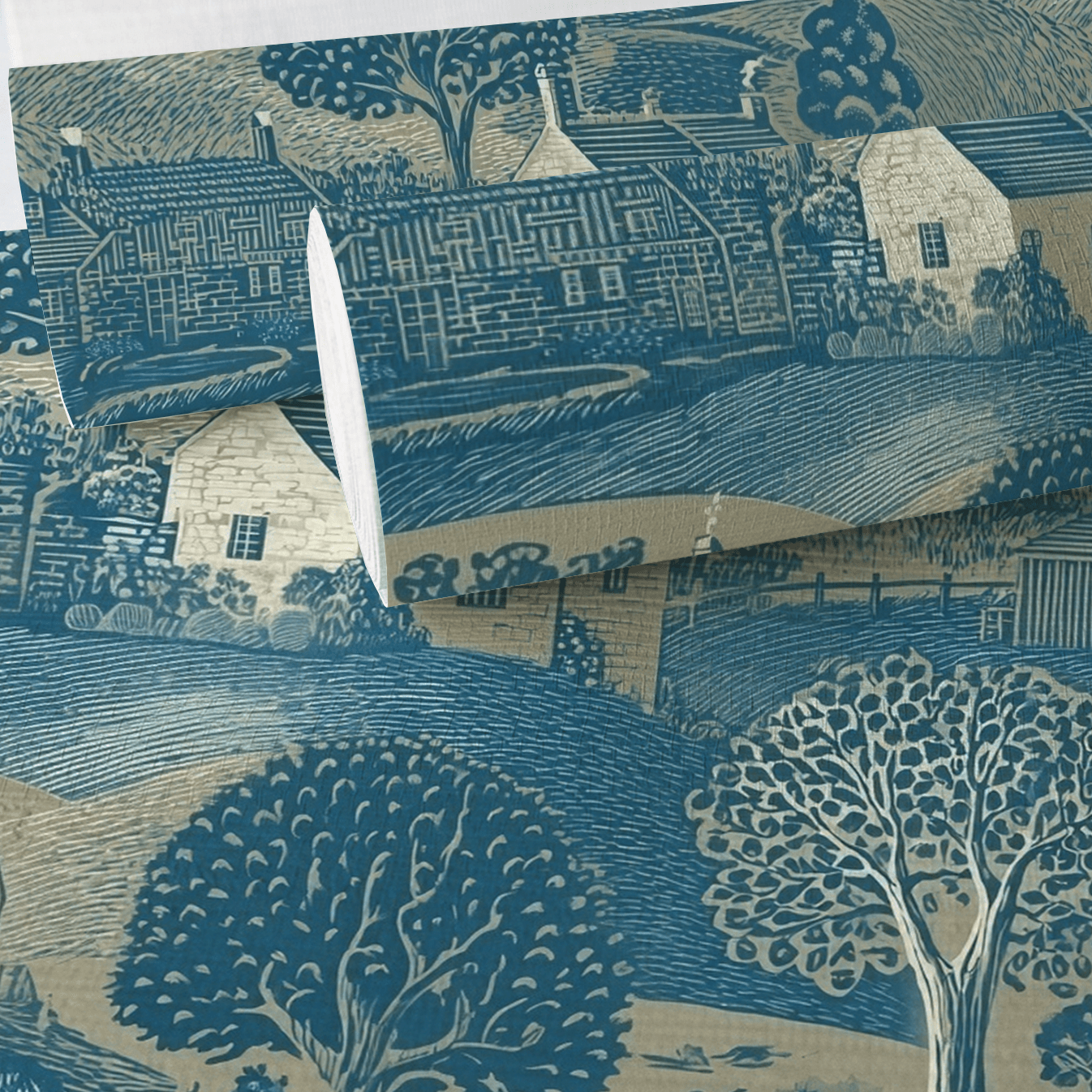 Meadow Line Faux Grasscloth Wallpaper - Lemon Park