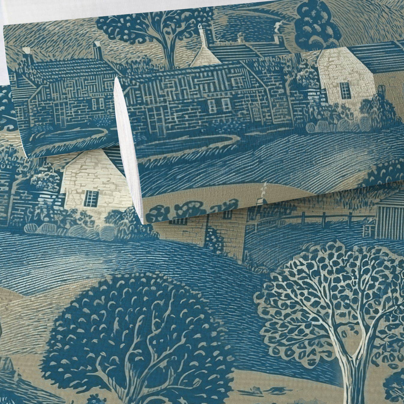 Meadow Line Faux Grasscloth Wallpaper