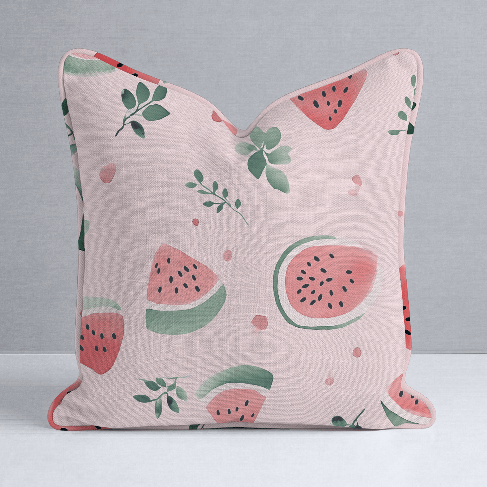 Melon Crush Throw Pillow - Lemon Park