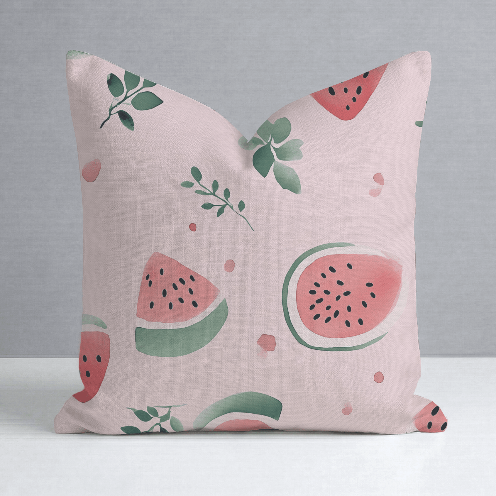 Melon Crush Throw Pillow - Lemon Park