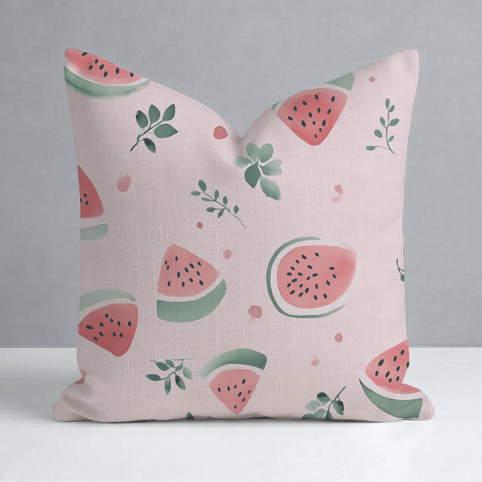 Melon Crush Throw Pillow - Lemon Park