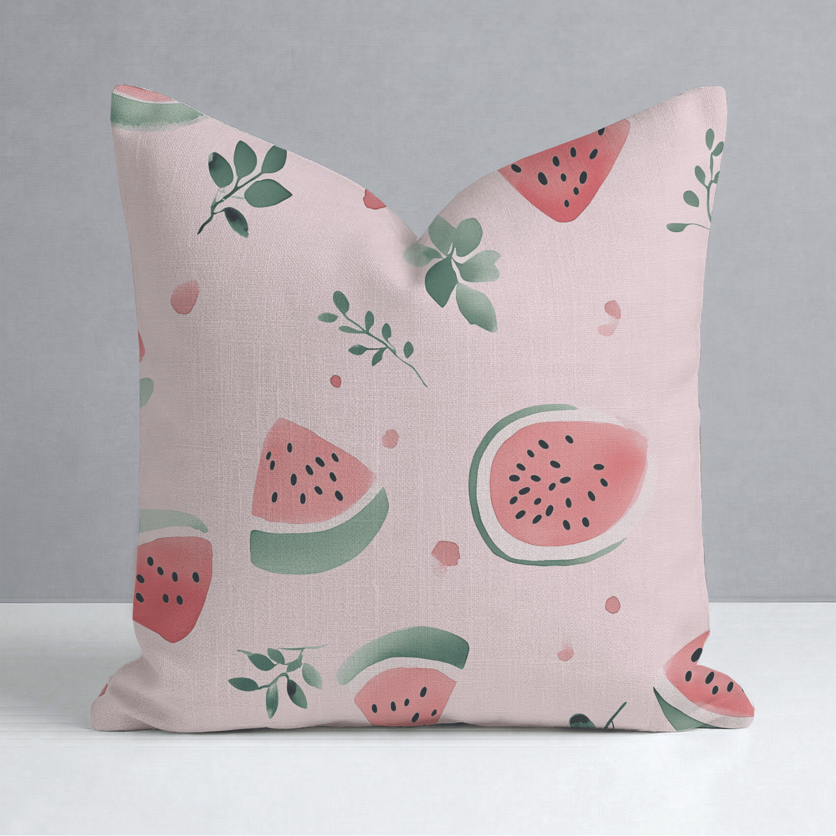 Melon Crush Throw Pillow - Lemon Park