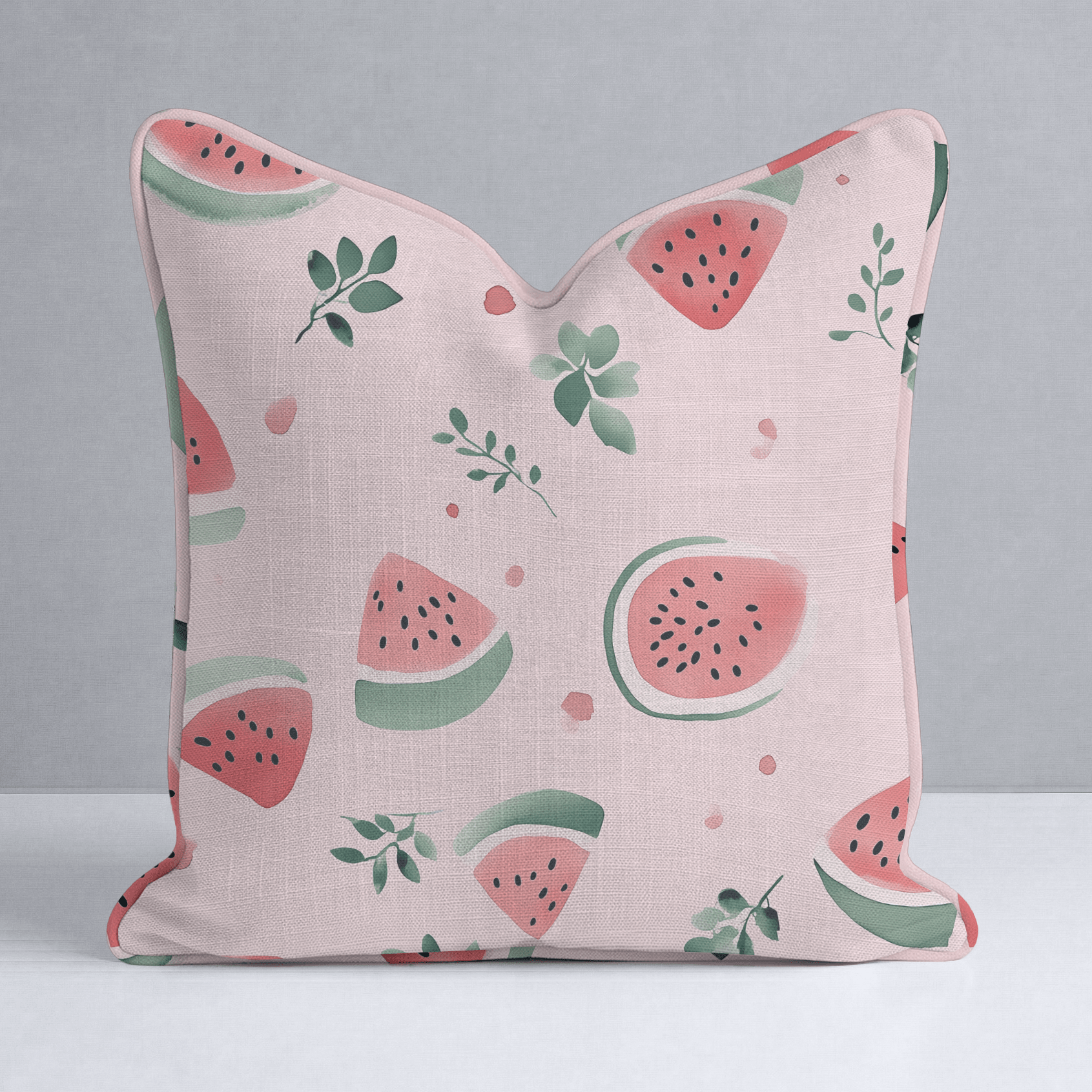 Melon Crush Throw Pillow - Lemon Park