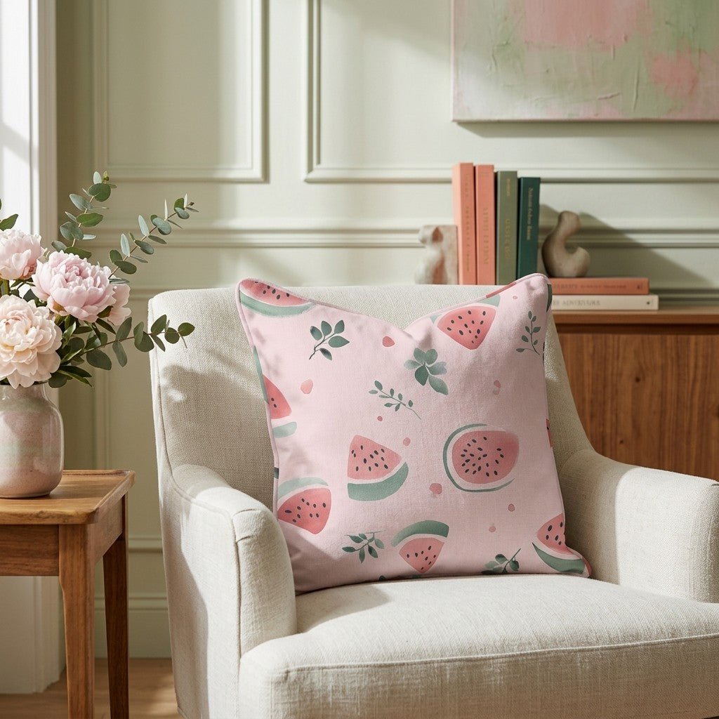 Melon Crush Throw Pillow - Lemon Park