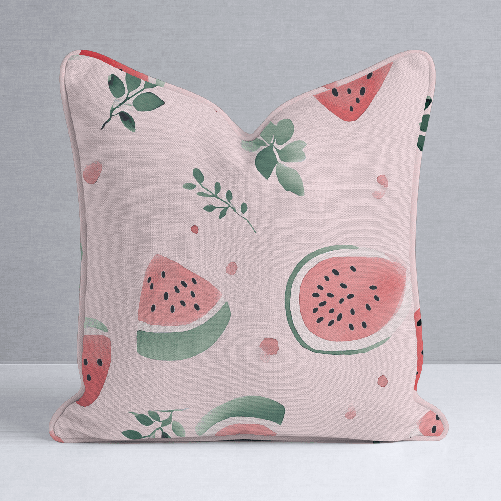 Melon Crush Throw Pillow - Lemon Park
