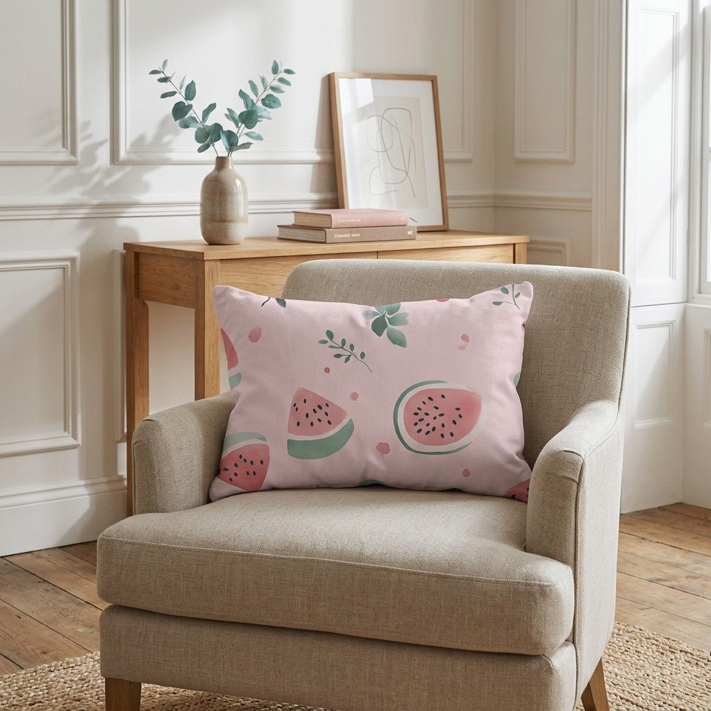Melon Crush Throw Pillow - Lemon Park