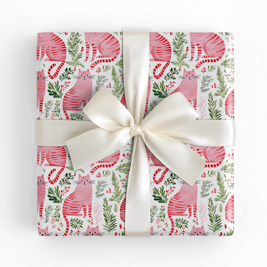 Meowy Christmas - Wrapping Paper - Lemon Park