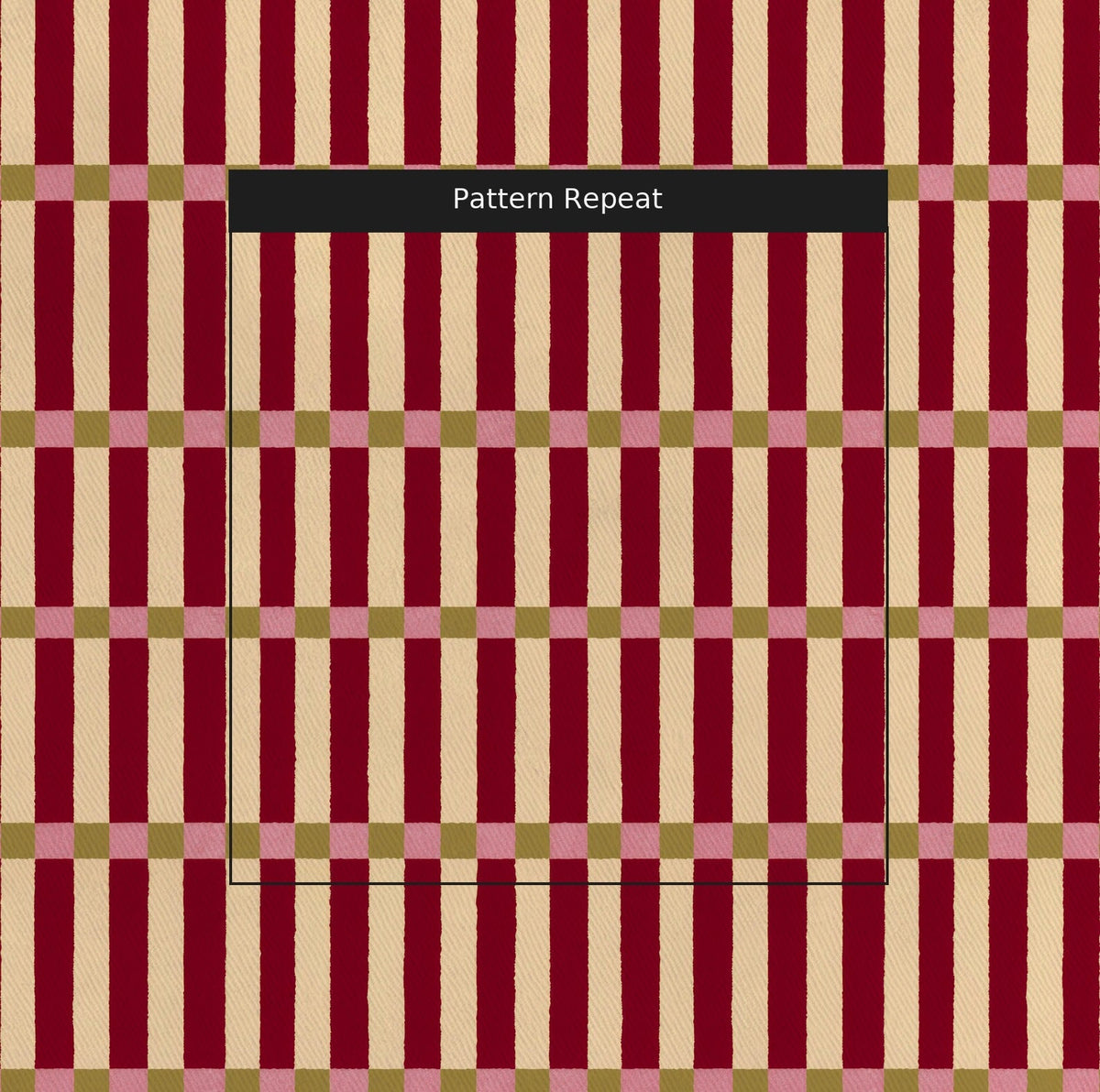 Merlot Stripe - Fabric - Lemon Park