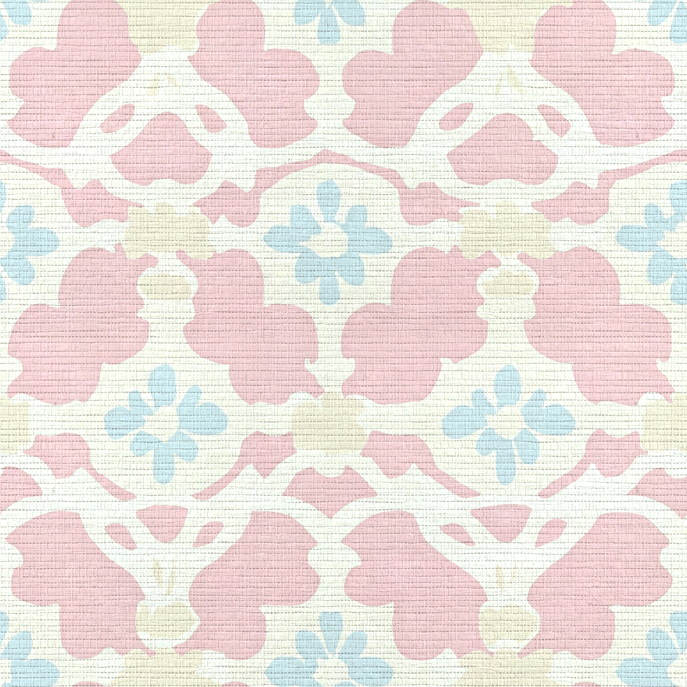 Mermaid Faux Grasscloth Wallpaper - Lemon Park