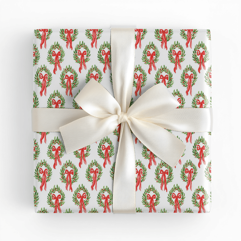 Merry & Bright Ring - Wrapping Paper - Lemon Park
