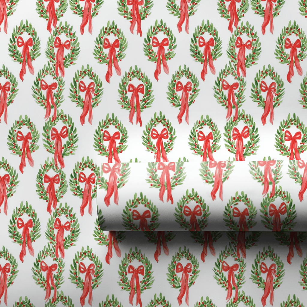 Merry & Bright Ring - Wrapping Paper - Lemon Park