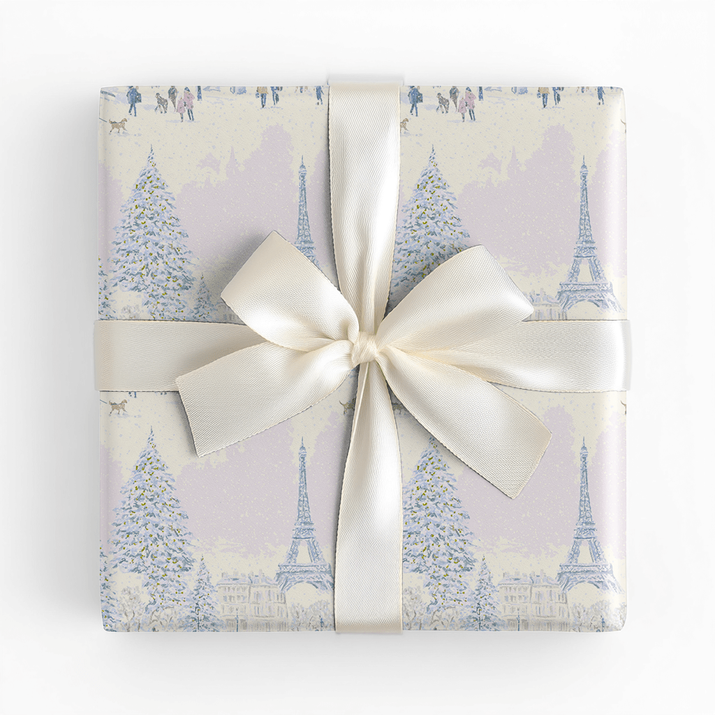 Merry in Paris - Wrapping Paper - Lemon Park
