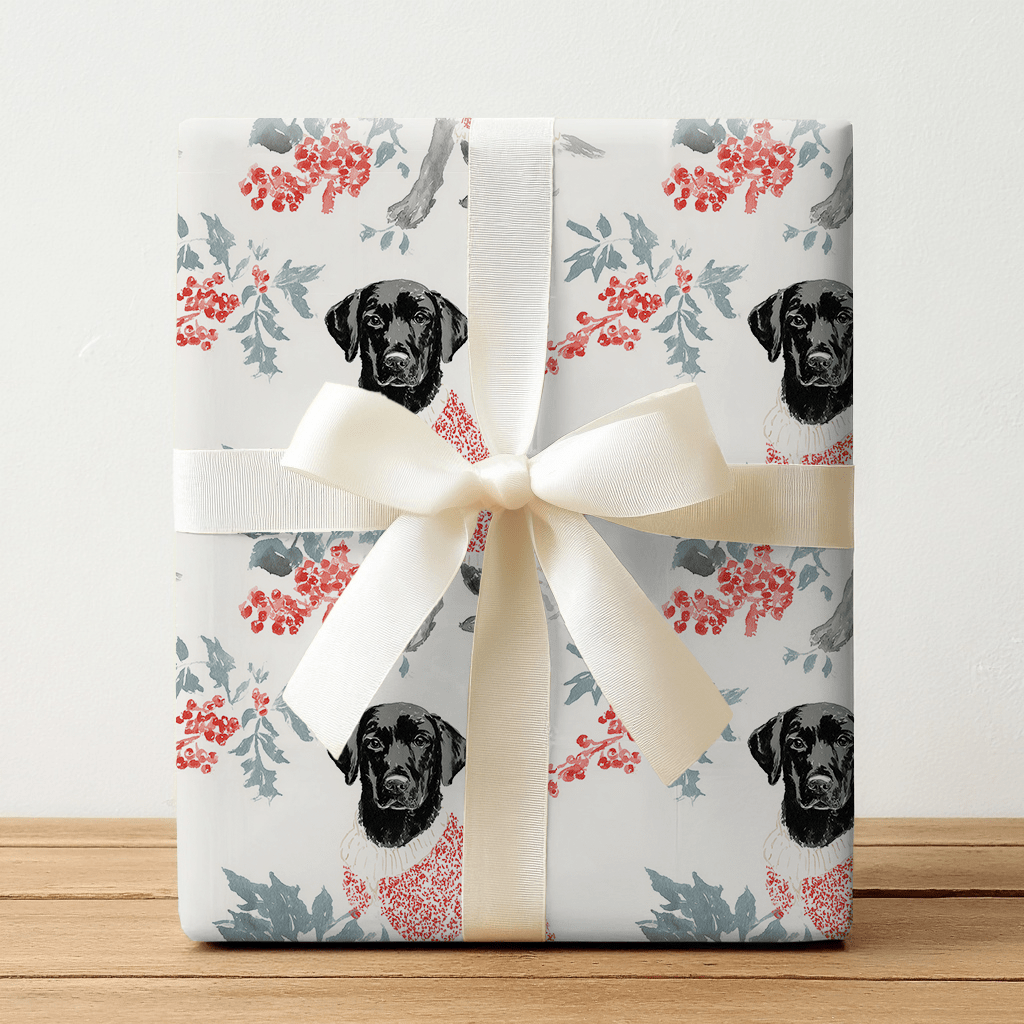 Merry Labmas - Wrapping Paper - Lemon Park