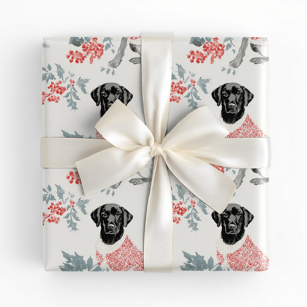 Merry Labmas - Wrapping Paper - Lemon Park