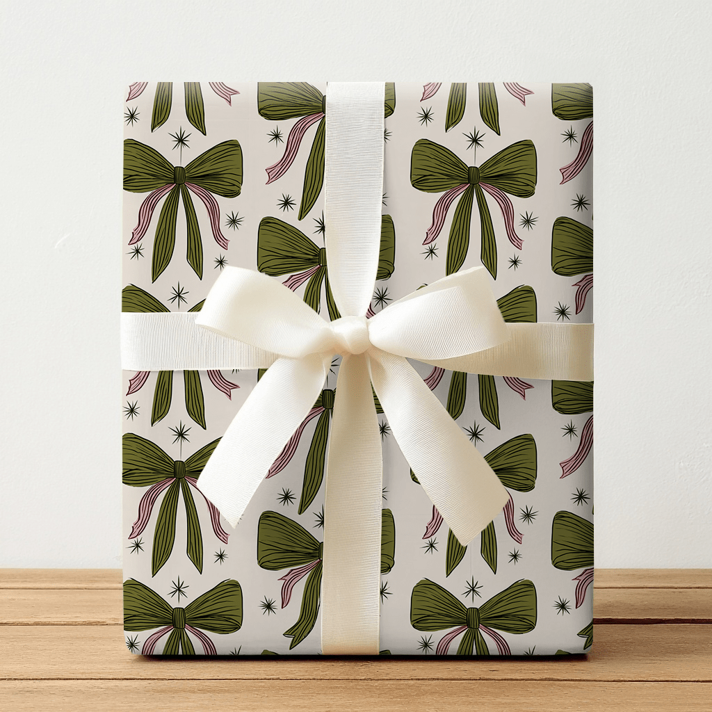 Merry Loops - Wrapping Paper - Lemon Park