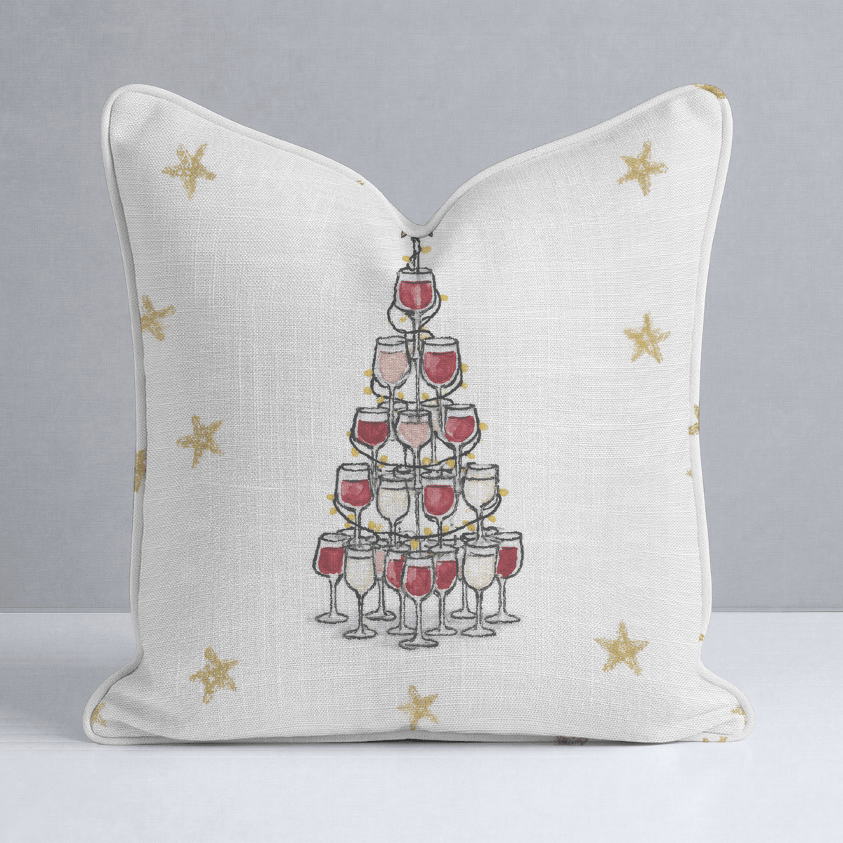 Merry Merlot Throw Pillow - Lemon Park
