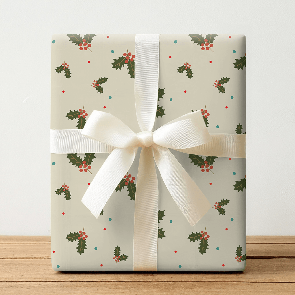 Merry Mistletoe - Wrapping Paper - Lemon Park