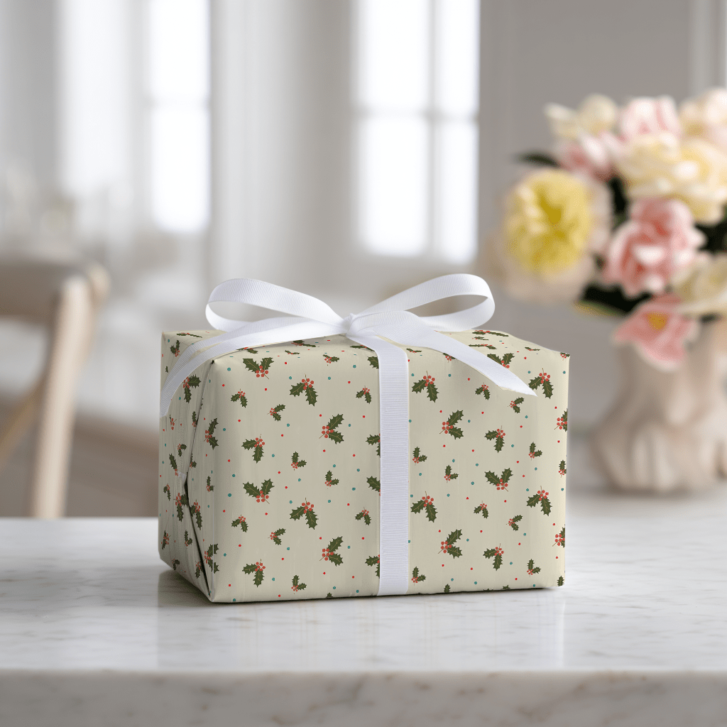 Merry Mistletoe - Wrapping Paper - Lemon Park