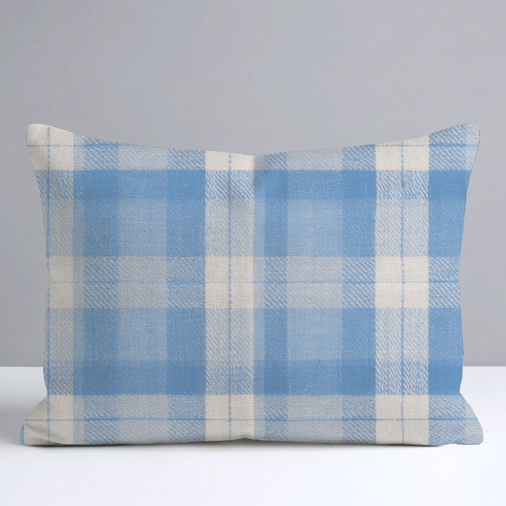 Midnight Flannel Throw Pillow - Lemon Park