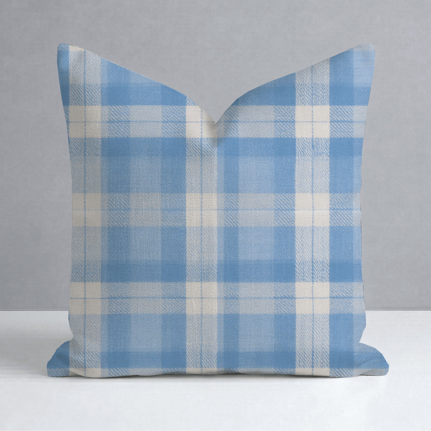 Midnight Flannel Throw Pillow - Lemon Park