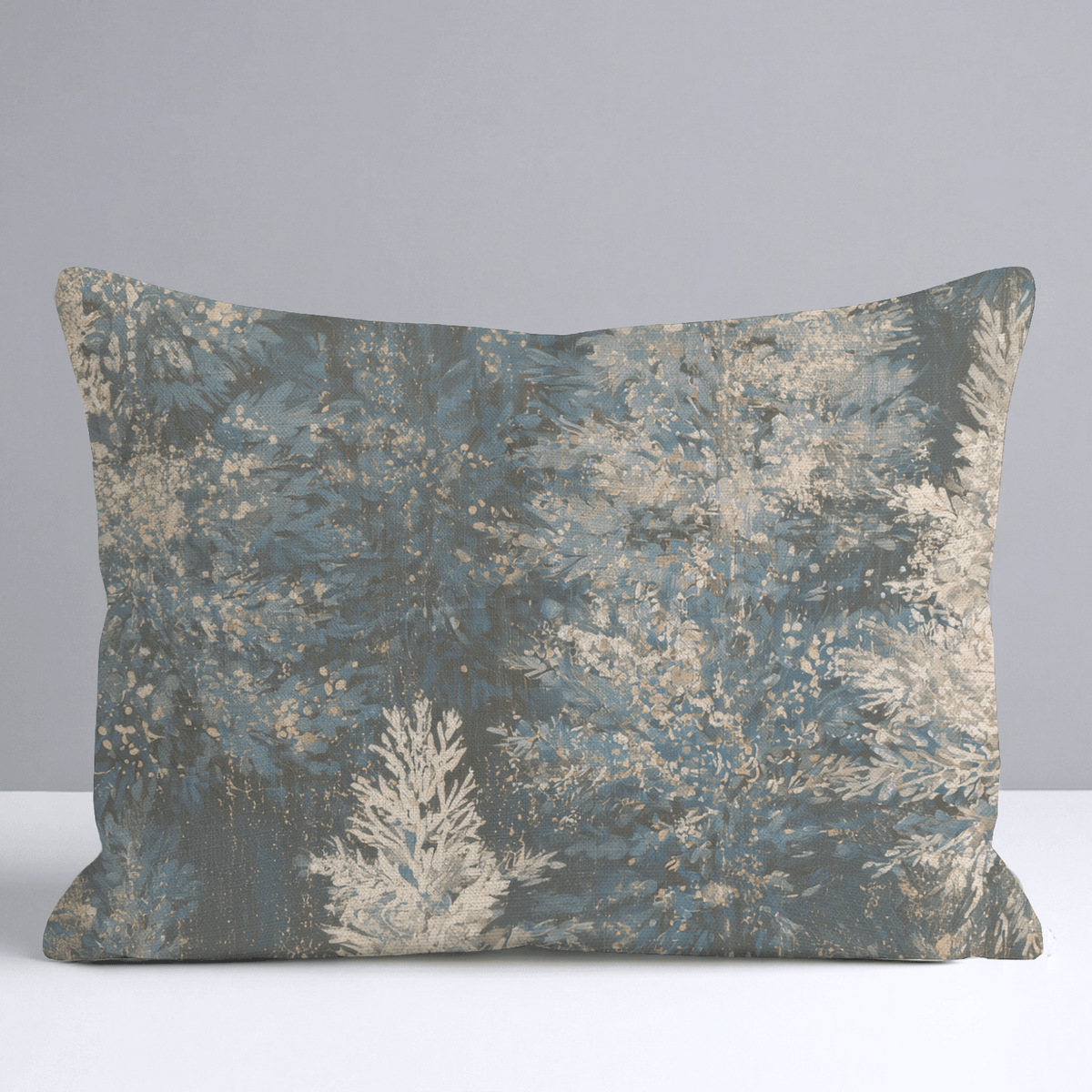 Midnight Frost Forest Throw Pillow - Lemon Park