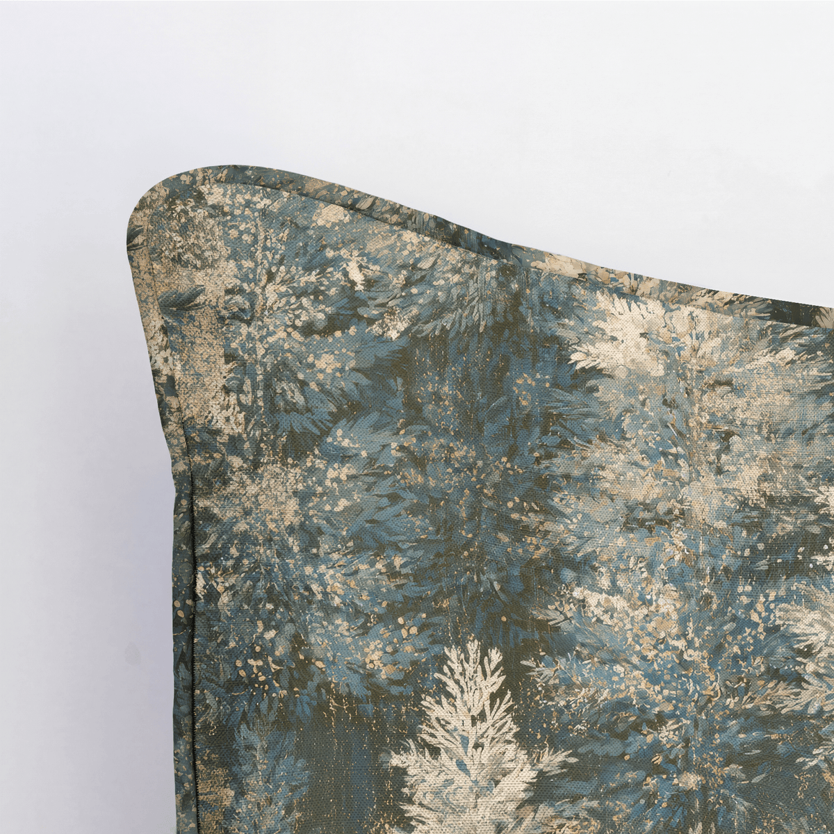 Midnight Frost Forest Throw Pillow - Lemon Park
