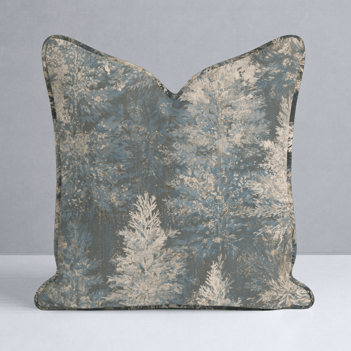 Midnight Frost Forest Throw Pillow - Lemon Park
