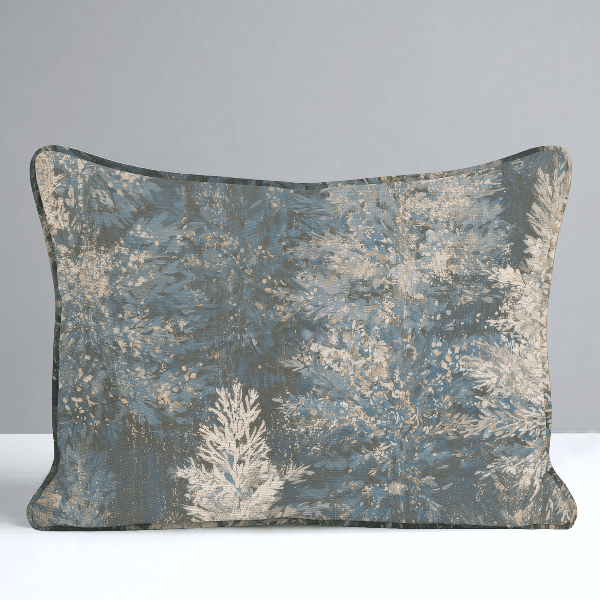 Midnight Frost Forest Throw Pillow - Lemon Park