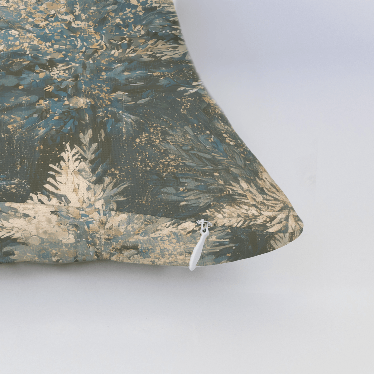 Midnight Frost Forest Throw Pillow - Lemon Park