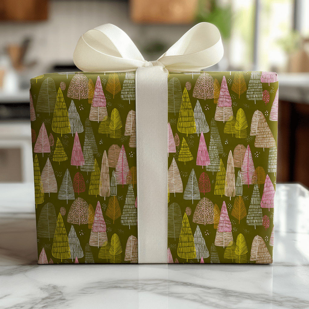 Midnight Noelle - Wrapping Paper - Lemon Park