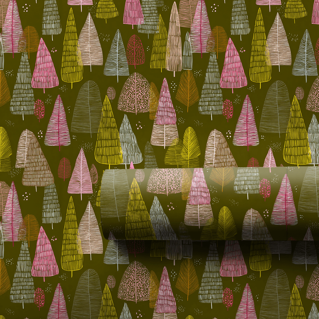Midnight Noelle - Wrapping Paper - Lemon Park