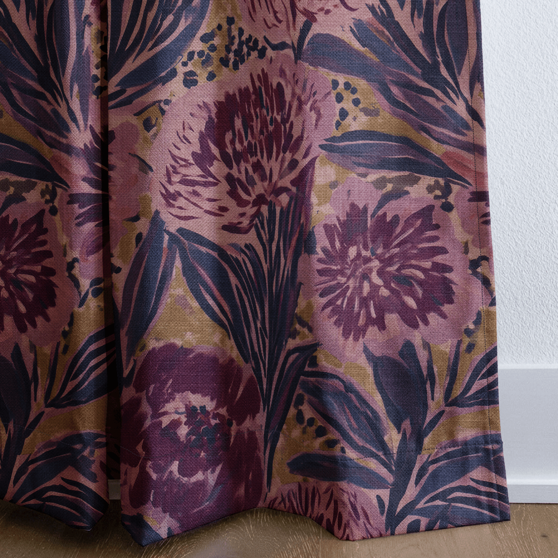 Midnight Peony - Drapery - Lemon Park