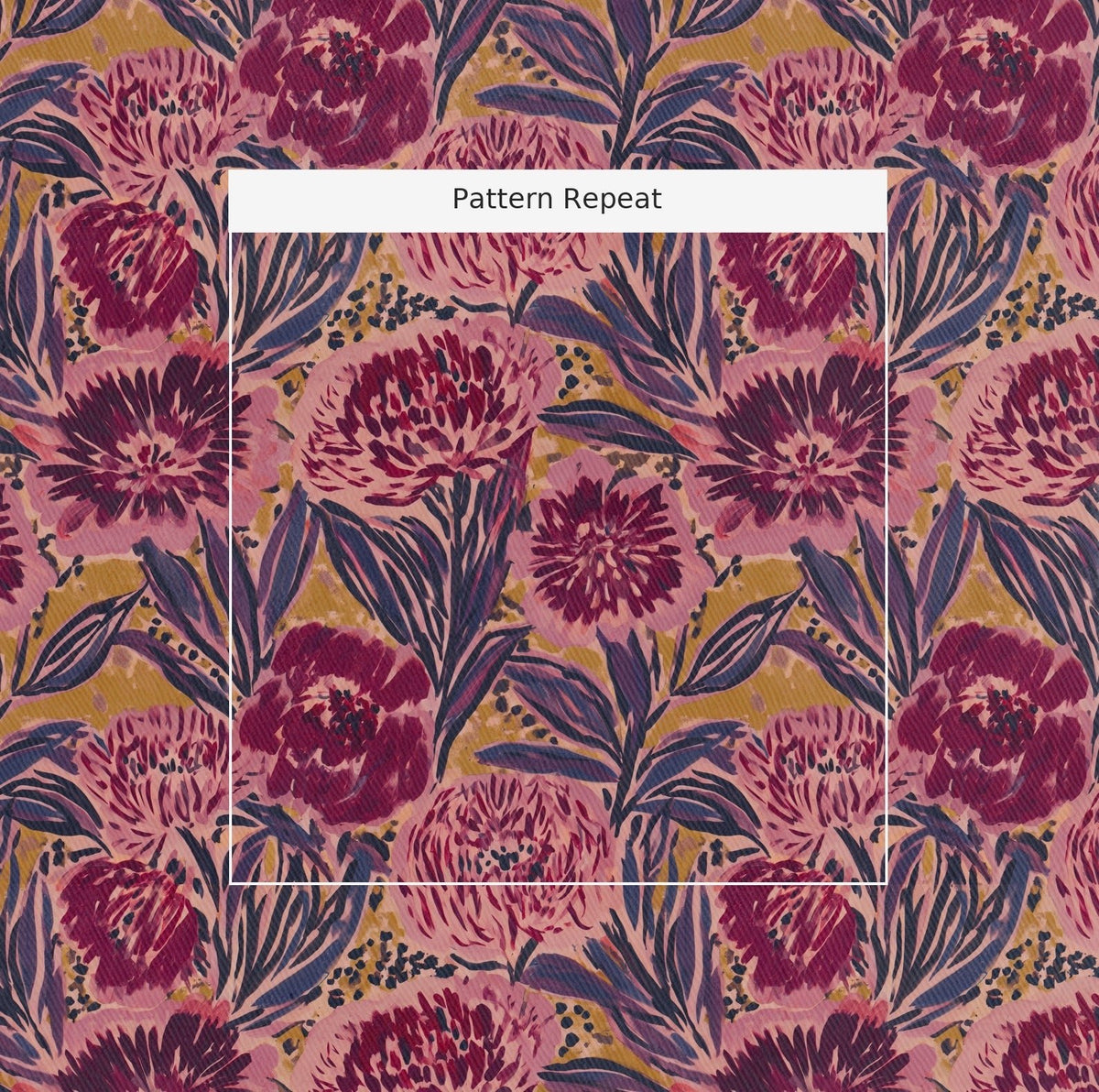 Midnight Peony - Fabric - Lemon Park