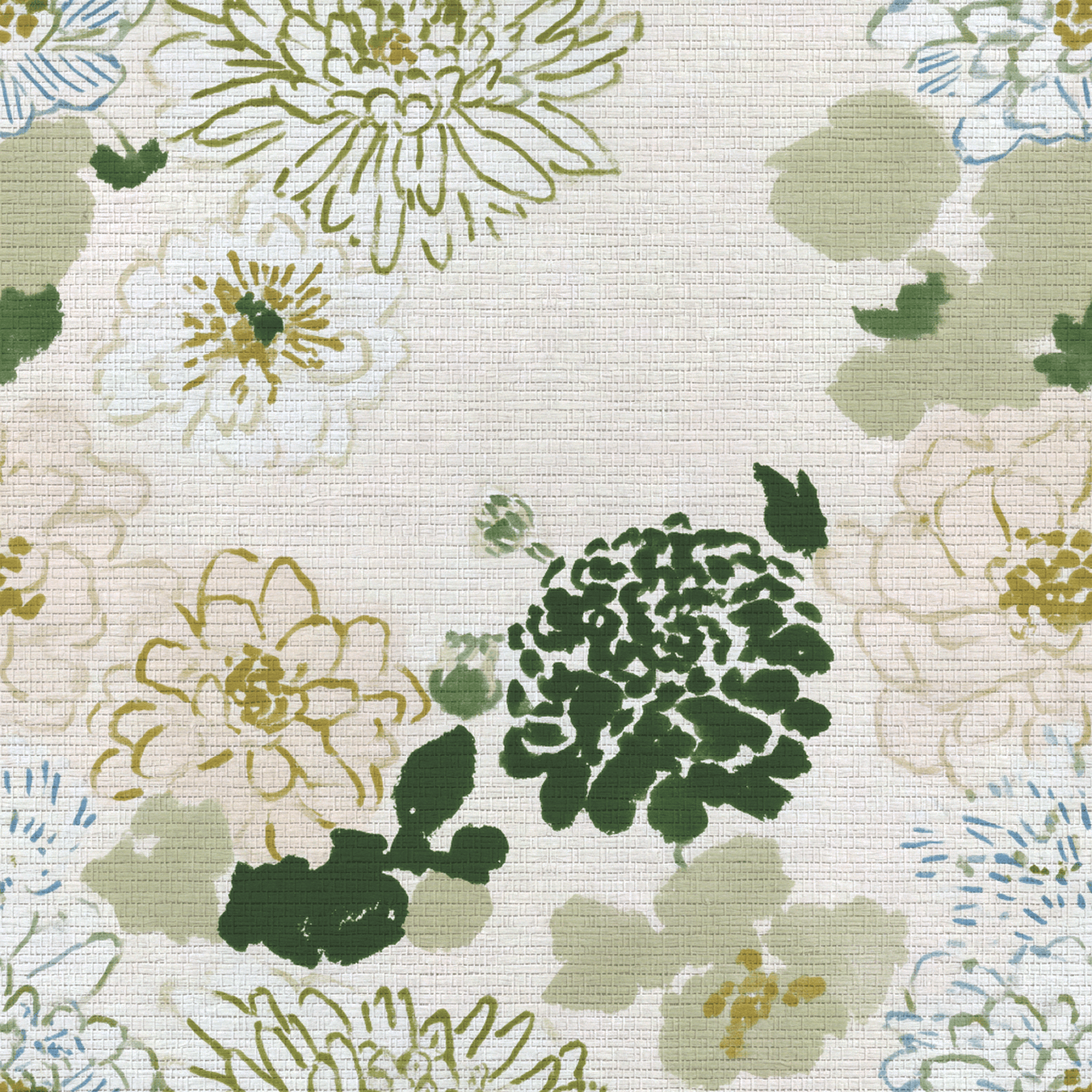 Millicent Faux Grasscloth Wallpaper - Lemon Park