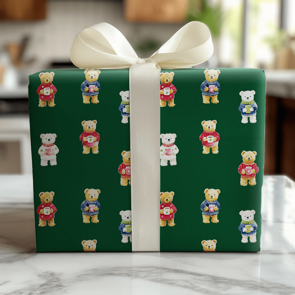 Milton Bear - Wrapping Paper - Lemon Park