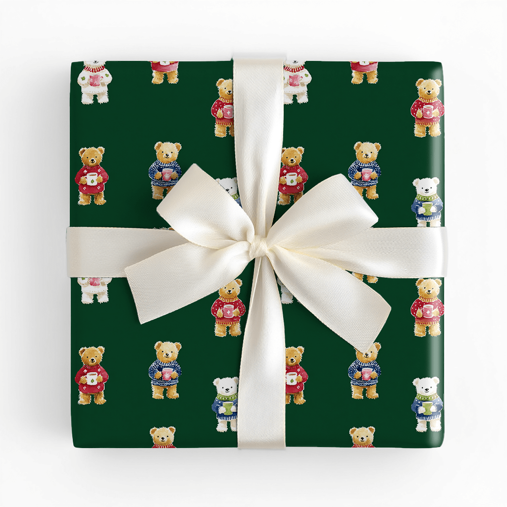 Milton Bear - Wrapping Paper - Lemon Park