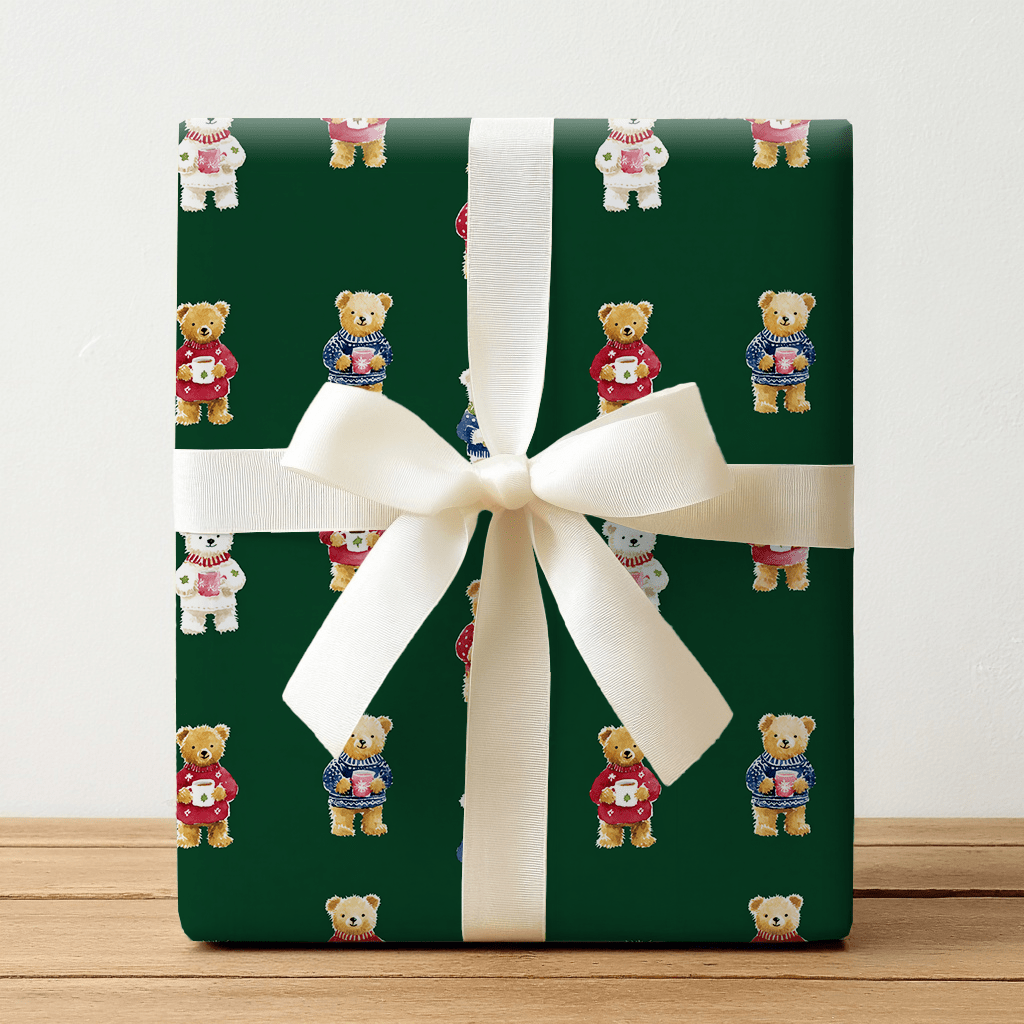 Milton Bear - Wrapping Paper - Lemon Park