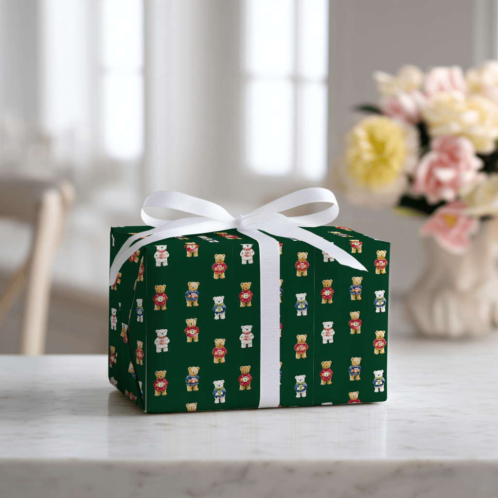 Milton Bear - Wrapping Paper - Lemon Park