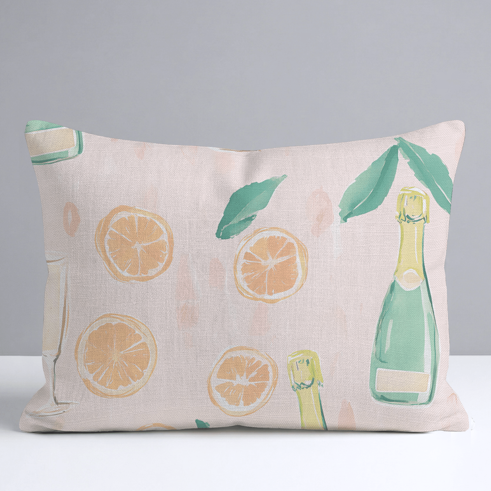 Mimosa Mornings Throw Pillow - Lemon Park