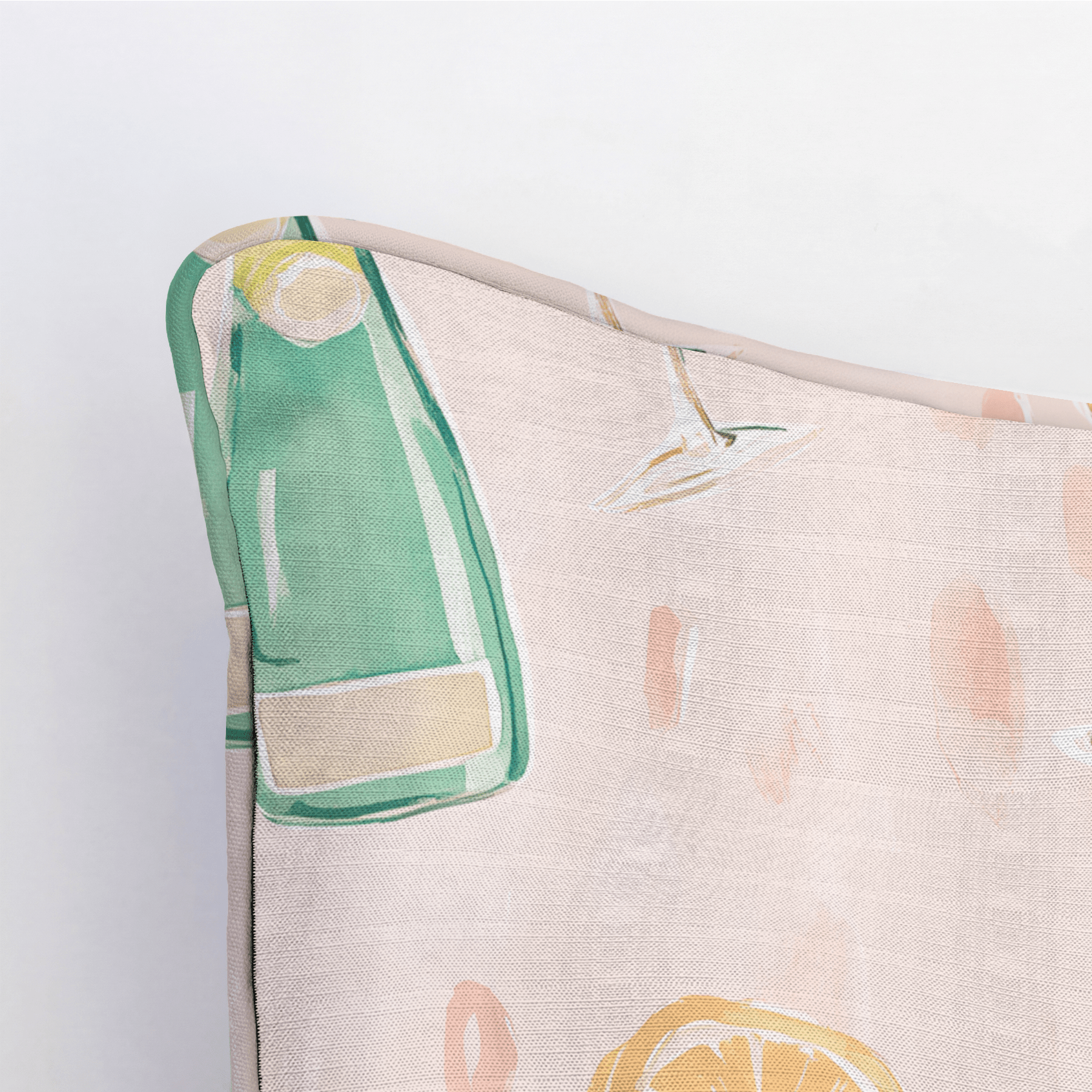 Mimosa Mornings Throw Pillow - Lemon Park