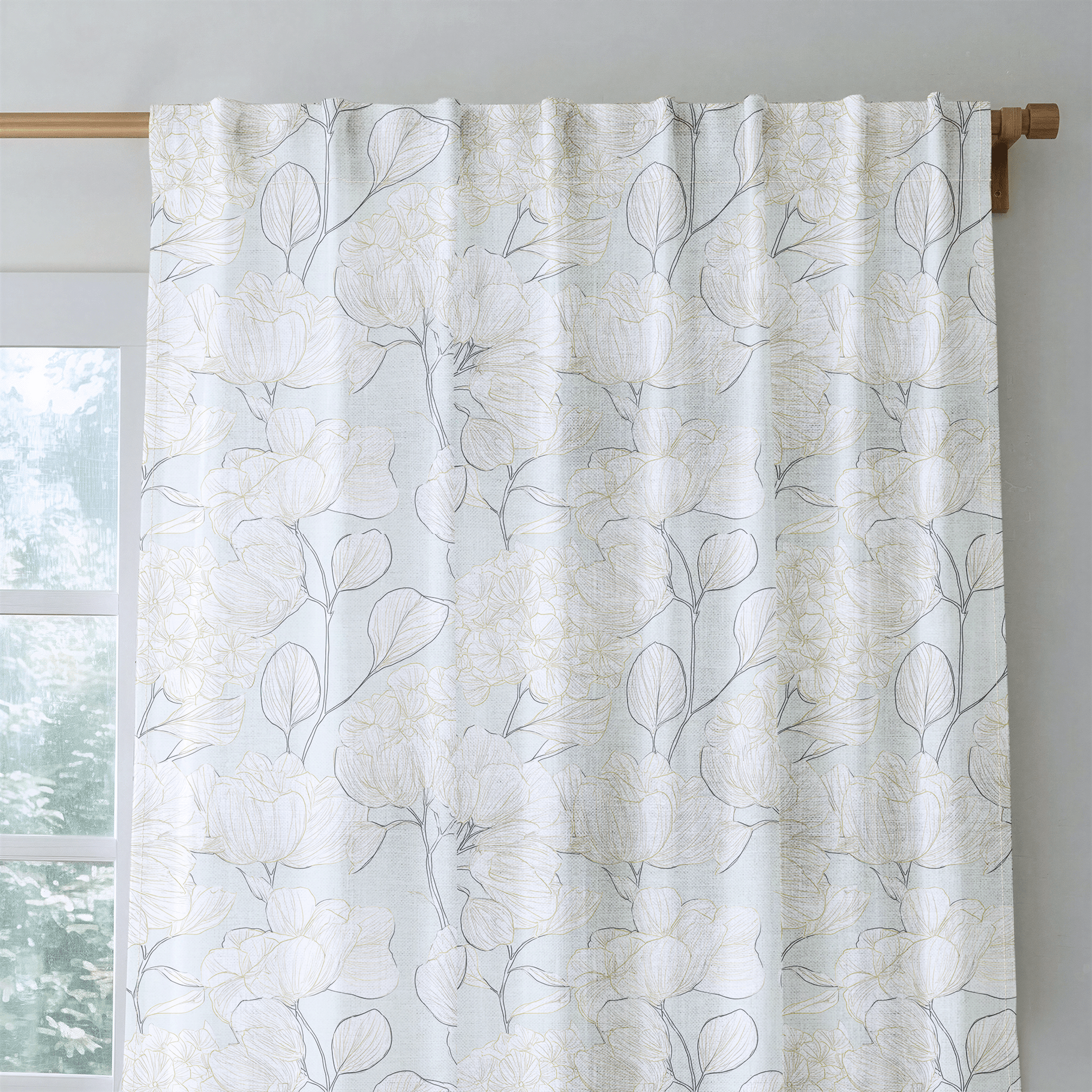 Mint Hydrangea - Drapery - Lemon Park