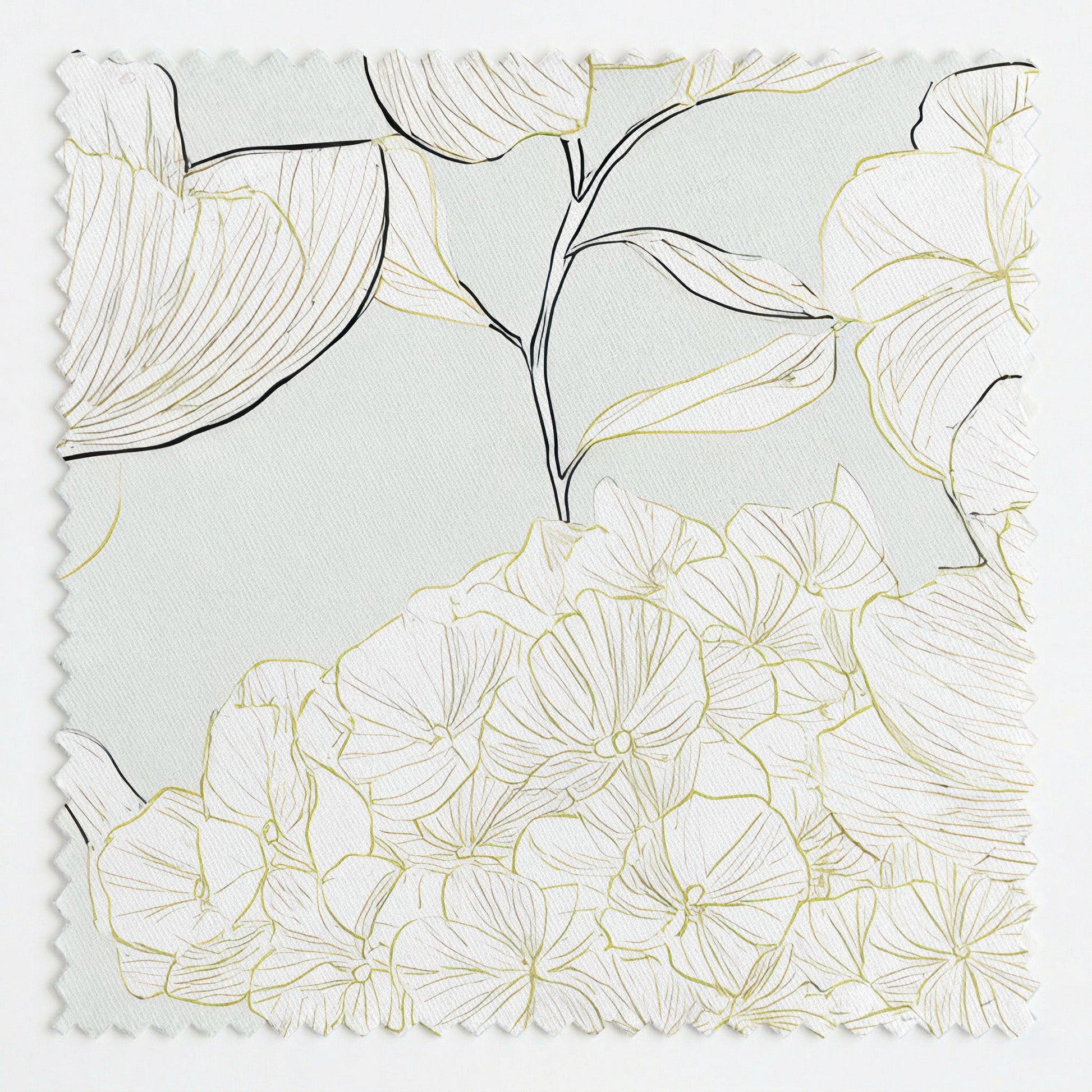 Mint Hydrangea - Fabric - Lemon Park