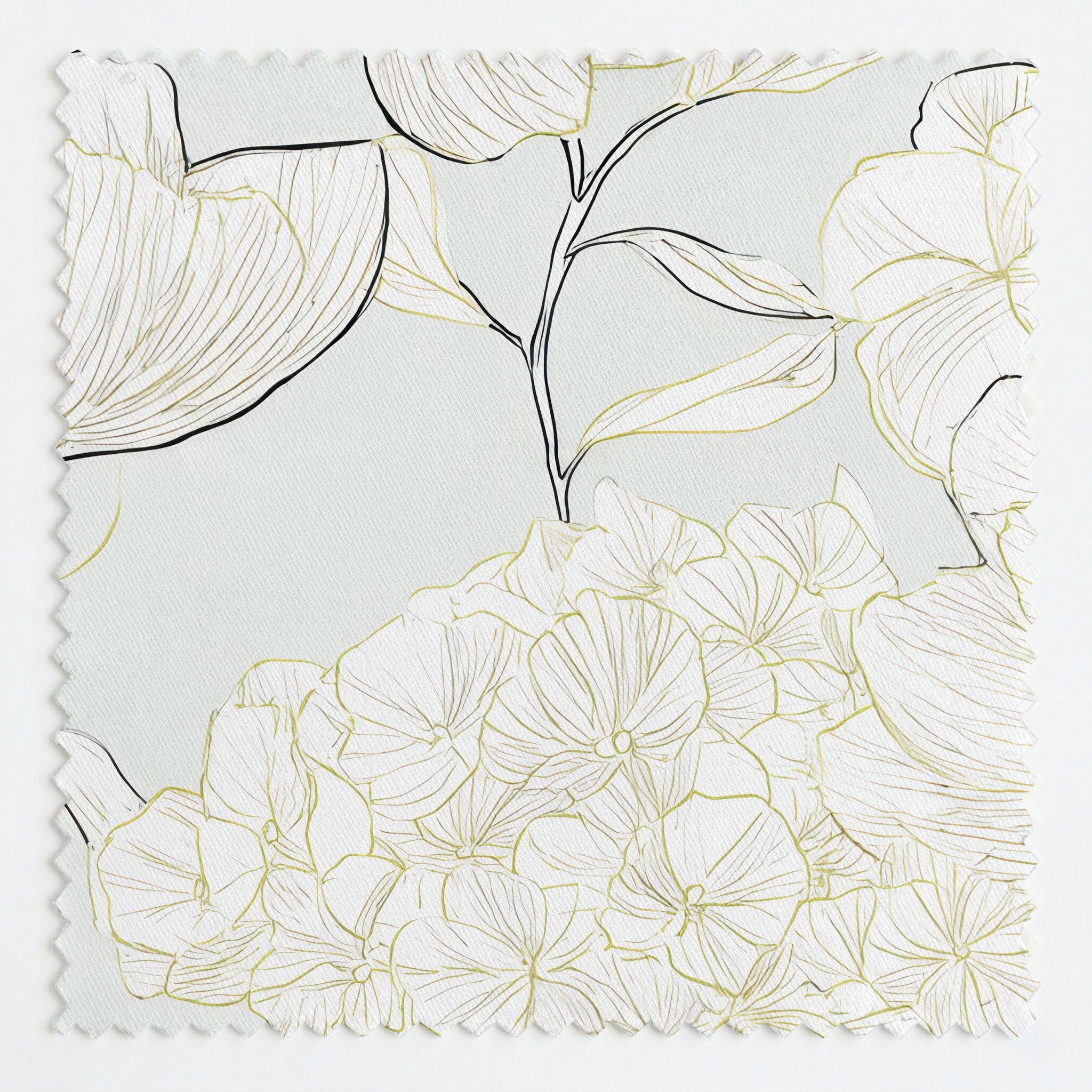 Mint Hydrangea - Fabric - Lemon Park