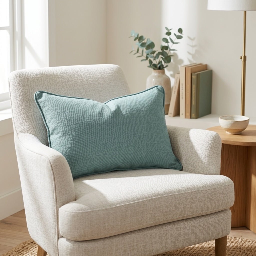 Mint To Be Dark Sage Throw Pillow - Lemon Park