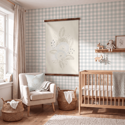 Mint To Be Ivory Botanica - Tapestry - Lemon Park