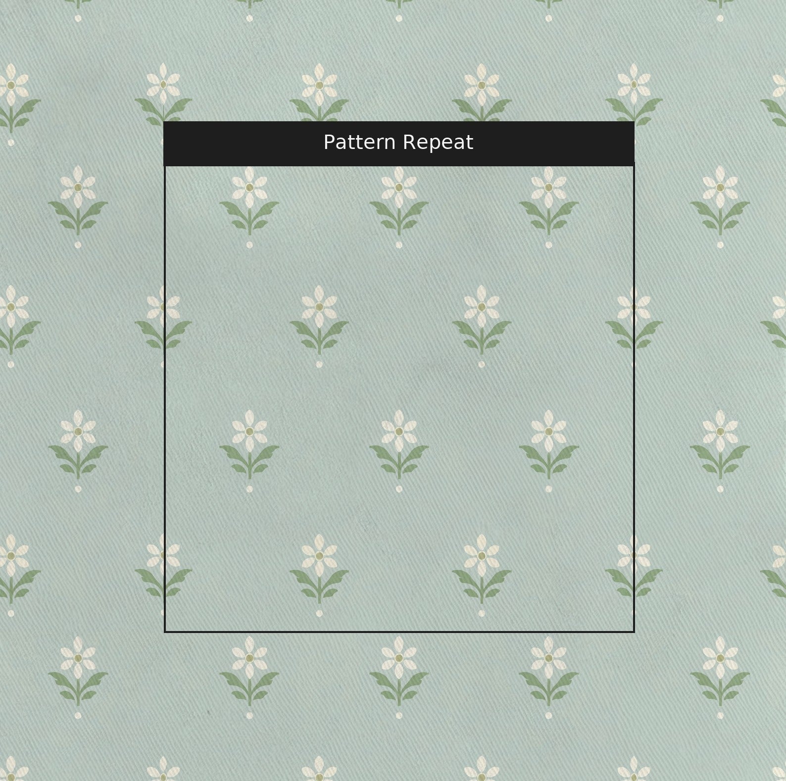 Mint To Be Sage Block Print - Fabric - Lemon Park