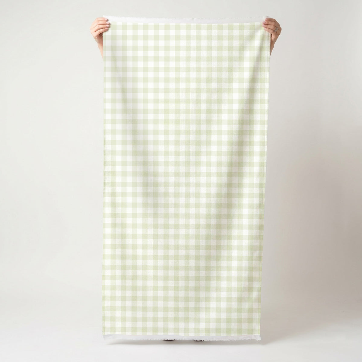 Mint To Be Soft Mint Gingham - Fabric - Lemon Park