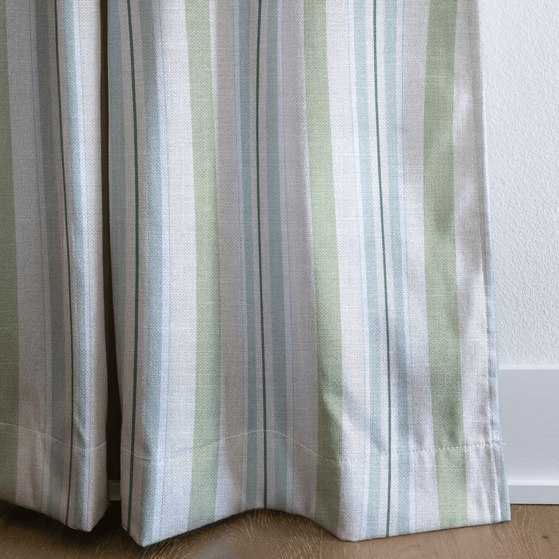 Mint To Be Stripes - Drapery - Lemon Park