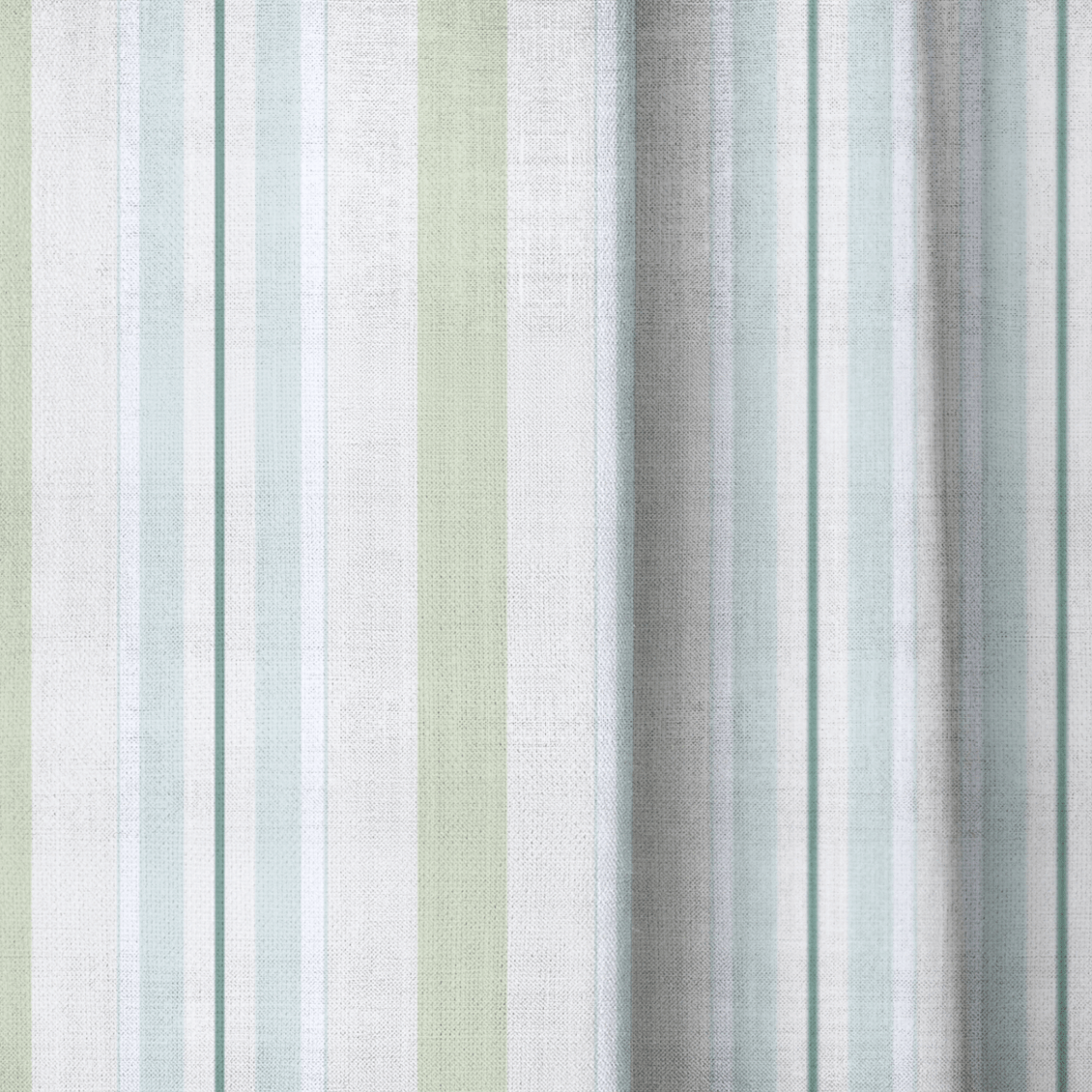 Mint To Be Stripes - Drapery - Lemon Park