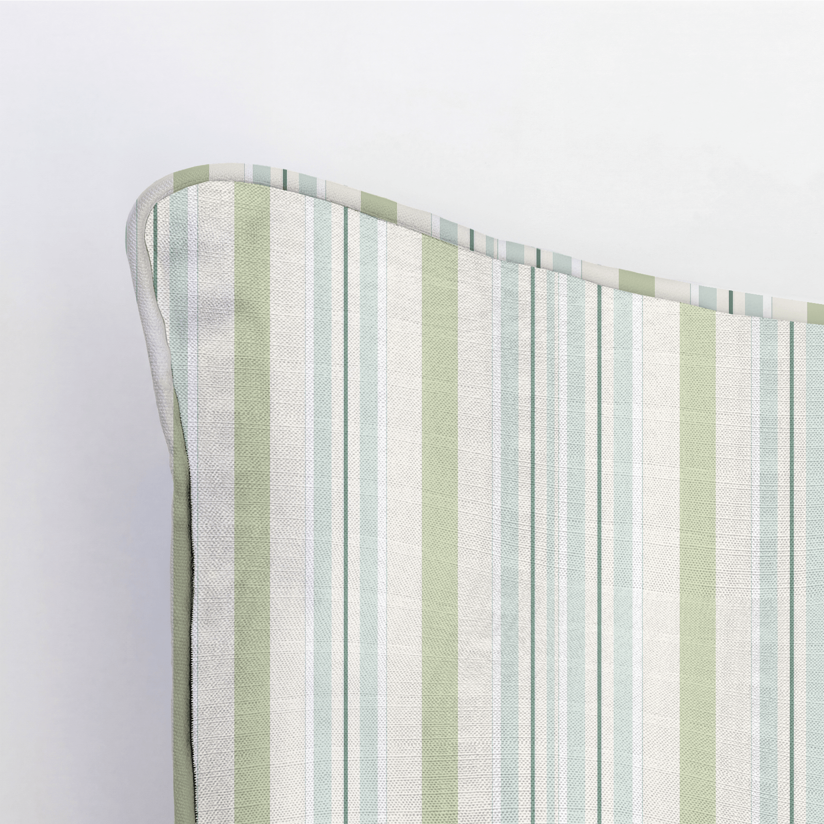 Mint To Be Stripes Throw Pillow - Lemon Park